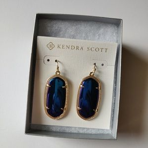 Kendra Scott Cobalt Blue Drop Earrings